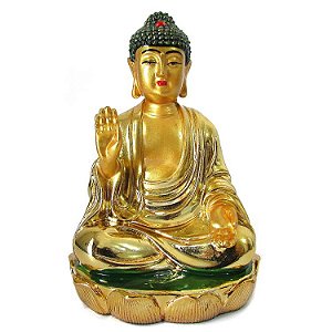 Buda Chinês 10,5cm - Dourado