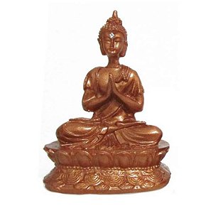 Buda Meditando com Cristais 10cm - Reverenciando