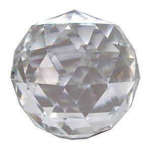 Bola de Cristal Multifacetada de Mesa - GG 8cm