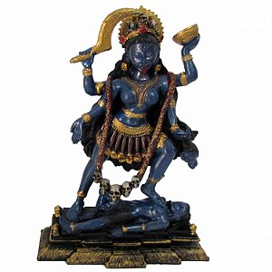 Estátua Deusa Hindu Kali do Renascimento 18cm