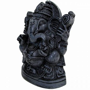 Ganesha Sentado 11,5cm - Azul Marinho