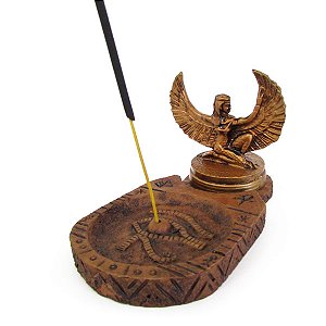 Incensário Isis com Olho de Hórus 10cm