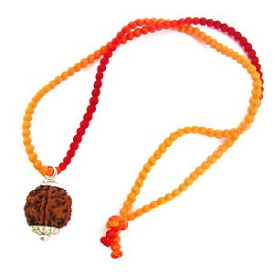 Pingente de Rudraksha com Cordão - Shiva