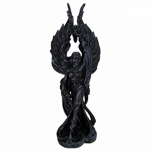 Estátua Deusa wicca morrigan 31 cm