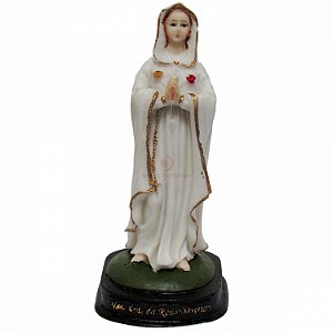 Estátua Santa Nossa Sra. da Rosa Mistica 15cm