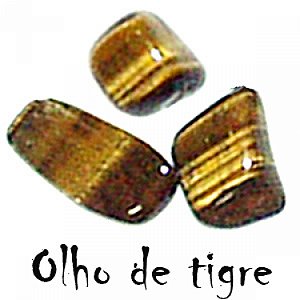 Olho de Tigre Pedra Rolada Pacote com 125g