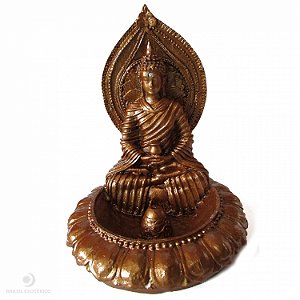 Incensário Buda Portal com Cristais 13cm