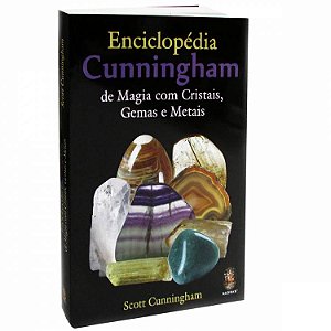 Livro Enciclopédia Cunningham de Magia com Cristais, Gemas e Metais