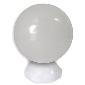 Bola de Cristal Selenita na Base G 12cm Esfera de Cristal Natural