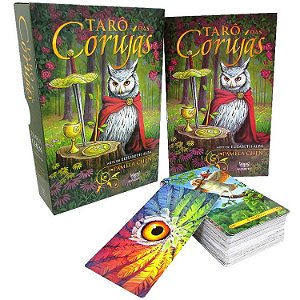 Tarô das Corujas - Livro Ilustrado + Baralho com 78 Cartas