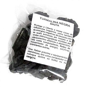 Pedra Turmalina Negra Bruta - 125g