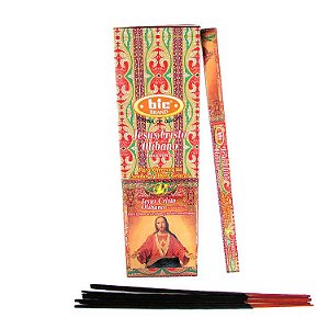 Incenso Indiano Bic Brand - Jesus Cristo Olíbano: Para Oferecer ao Senhor e Obter Graças