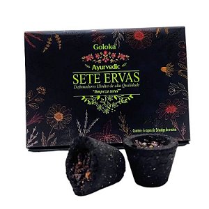 Defumador Goloka Hindu Premium Smudge - Sete Ervas: Limpeza Total