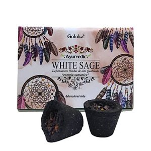 Defumador Goloka Hindu Premium Smudge - White Sage: Energia Xamânica
