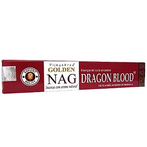 Incenso Golden Nag Agarbathi de Massala - Dragon Blood