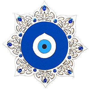 Mandala Olho Grego em MDF 24cm