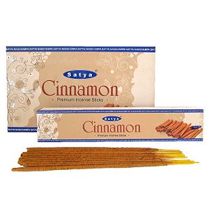Incenso de Massala Satya Nag Champa Premium - Cinnamon