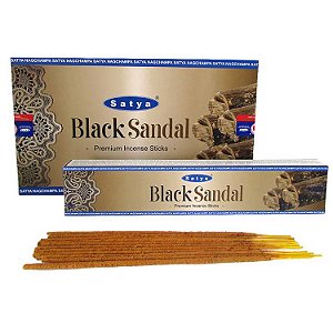 Incenso de Massala Satya Nag Champa Premium - Black Sandal