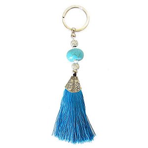 Chaveiro da Prosperidade com Tassel de Seda 15cm