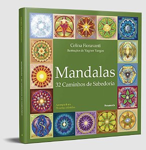 Livro Mandalas - 32 Caminhos de Sabedoria + Tarô com 32 Cartas