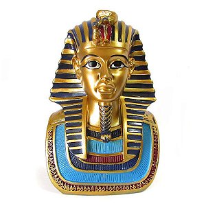 Busto Faraó Dourado 16cm