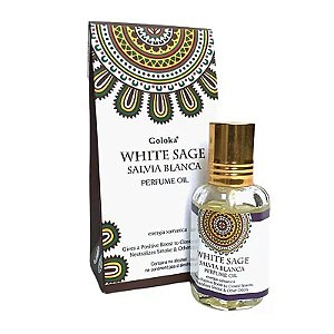 Óleo Perfumado Goloka Pure Oil Aroma - White Sage (Salvia Branca): Energia Xamânica