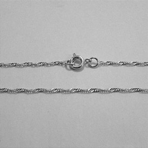 Gargantilha Corrente 45cm - Prateado