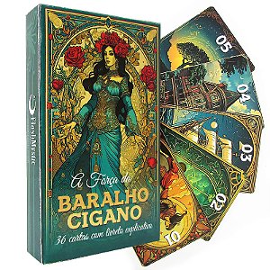 A Força do Baralho Cigano - 36 Cartas com Livreto Explicativo