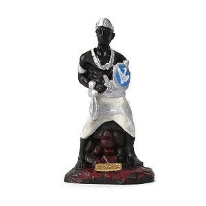 Orixá Oxaguiã em Miniatura 9cm - Guerreiro Corajoso