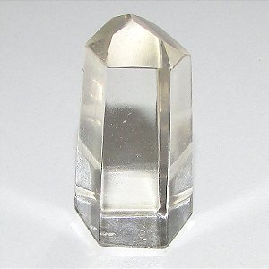 Ponta de Cristal Limpo 3,5cm - Amplificação de Energia