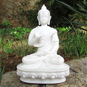 Buda da Proteção em Marmorite 18cm