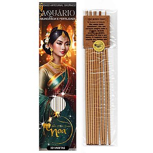 Incenso Orgânico Signo de Aquário Noa - Abundância e Fertilidade