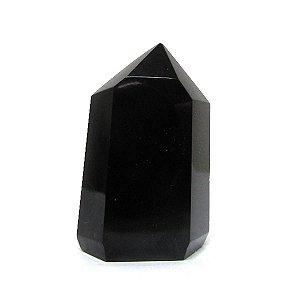 Ponta de Cristal Natural Obsidiana M - Proteção, Força e Limpeza Energética