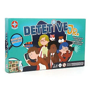 Jogo Detetive Junior Estrela Tabuleiros Jogos Educativo Interativo Raciocínio Investigar Diversão