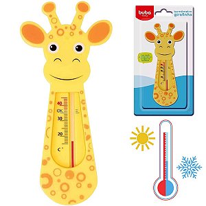 Termometro para Banho Girafinha Laranja (0M+) Buba 5240