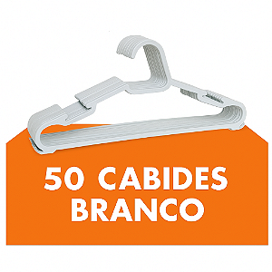 Kit 50 Cabide Roupas Loja Closet Vestido Terno Grande