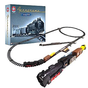Ferrorama XP300 Estrela Locomotiva TREM Pista Nostalgia Imaginação Criatividade