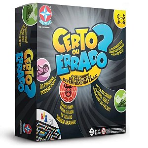 Jogo Certo ou Errado Tabuleiro Conhecimento Entretenimento Aprendizado Educativo