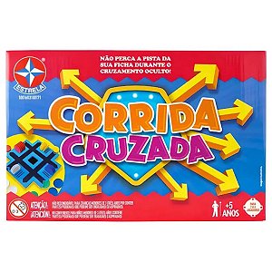Jogo Corrida Cruzada Estratégia Raciocínio Tabuleiro Desafio Dinâmico Diversao Familia