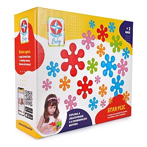 Star PLIC Estrela BABY - Estrela Binquedo Encaixar Montar Bebes Coordenação