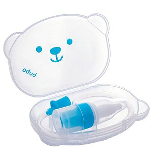 Aspirador Nasal Ursinho Bebe Cuidado Higiene Respiração