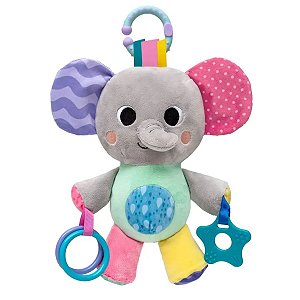 TREME-TREME de Atividades Bubazoo Elefante Bebe Brinquedo Educativo Pelucia