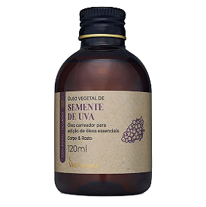 Óleo Vegetal Semente de Uva Via Aroma - 120ml