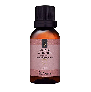 Essência Hidrossolúvel Flor de Cerejeira Via Aroma - 30ml