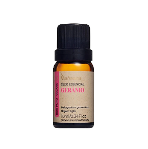 Óleo Essencial Gerânio Via Aroma - 10ml