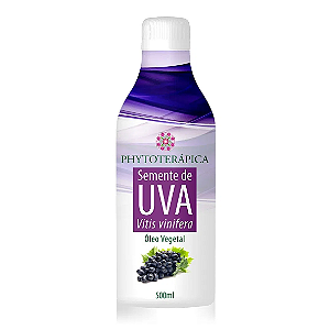 Óleo Vegetal de Semente de Uva - 500ml - Phytoterapica