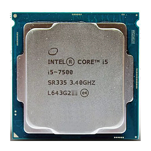 Processador Intel Core i5 7500 (Kaby Lake), Quad-Core, 3.4GHz (3.8GHz Turbo Boost) Cache 6MB LGA 1151 65W, 14 Nm