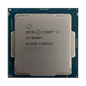 Processador Intel Core i5-8500T (Coffee Lake), Hexa-Core, 2.10 GHz (3.50 GHz Turbo Max), LGA 1151, 35W, 14 Nm. Intel UHD Graphics 630