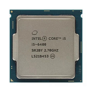 Processador gamer Intel Core i5-6400 de 4 núcleos e 3.3GHz de frequência com gráfica integrada