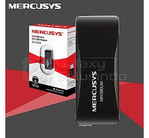 Adaptador Wireless USB Mercusys MW300UM Wireless N 300Mbps